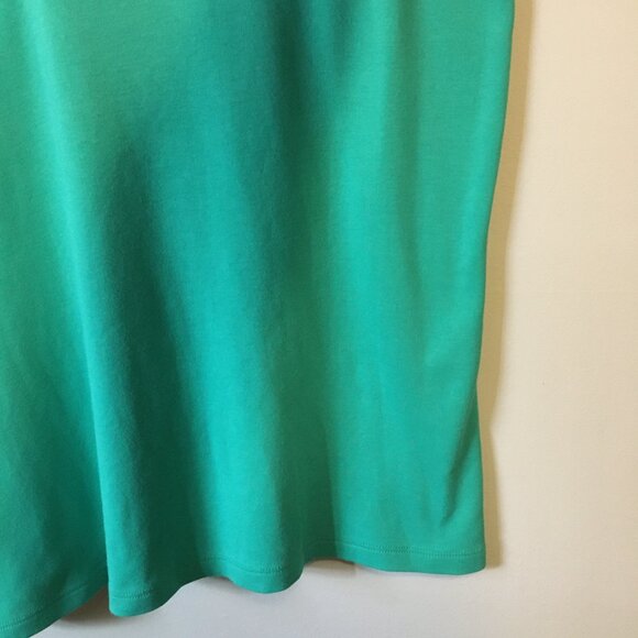 Vintage Turquoise Cotton Tee Sporty Bilayer Teet - Picture 5 of 14